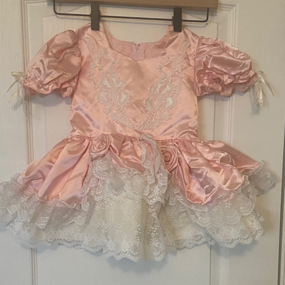 Pink and White Kids dress